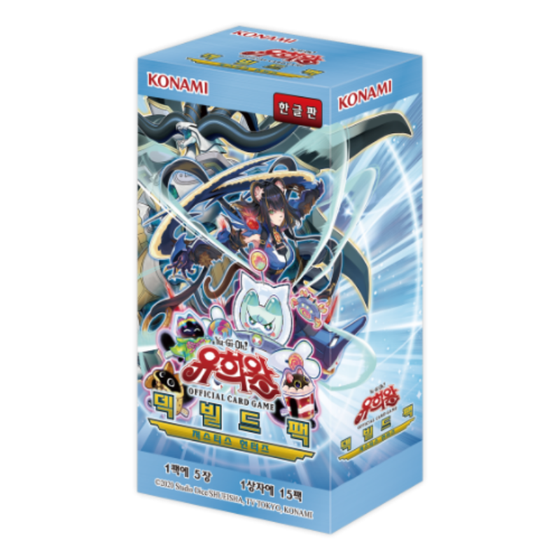 yugioh deck building sets YUGIOH Deck-Build Pack Justice Hunters Korean Version 1 BOX (DBJH-KR)