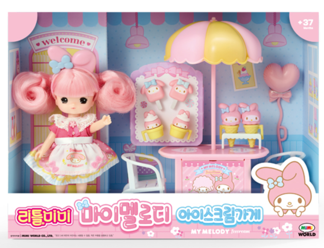 Sanrio Characters x Little Mimi Mymelody Icecream shop | KPOP