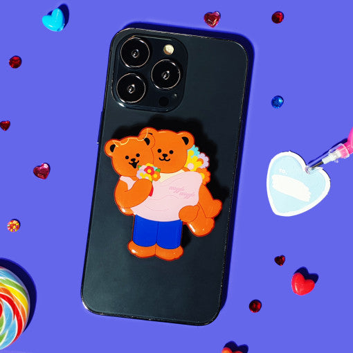 3D Big Popsockets Griptok Smart Ring Honeymoon KPOP, KDRAMA