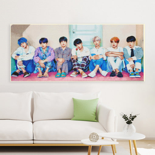 BTS DIY Cubic Diamond Painting G1 KPOP, KDRAMA, HANDMADE, KBEAUTY