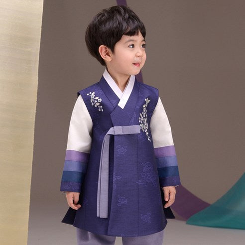 Hanbok For Boys Boys Hanbok Korea Traditional Clothes Deep Blue