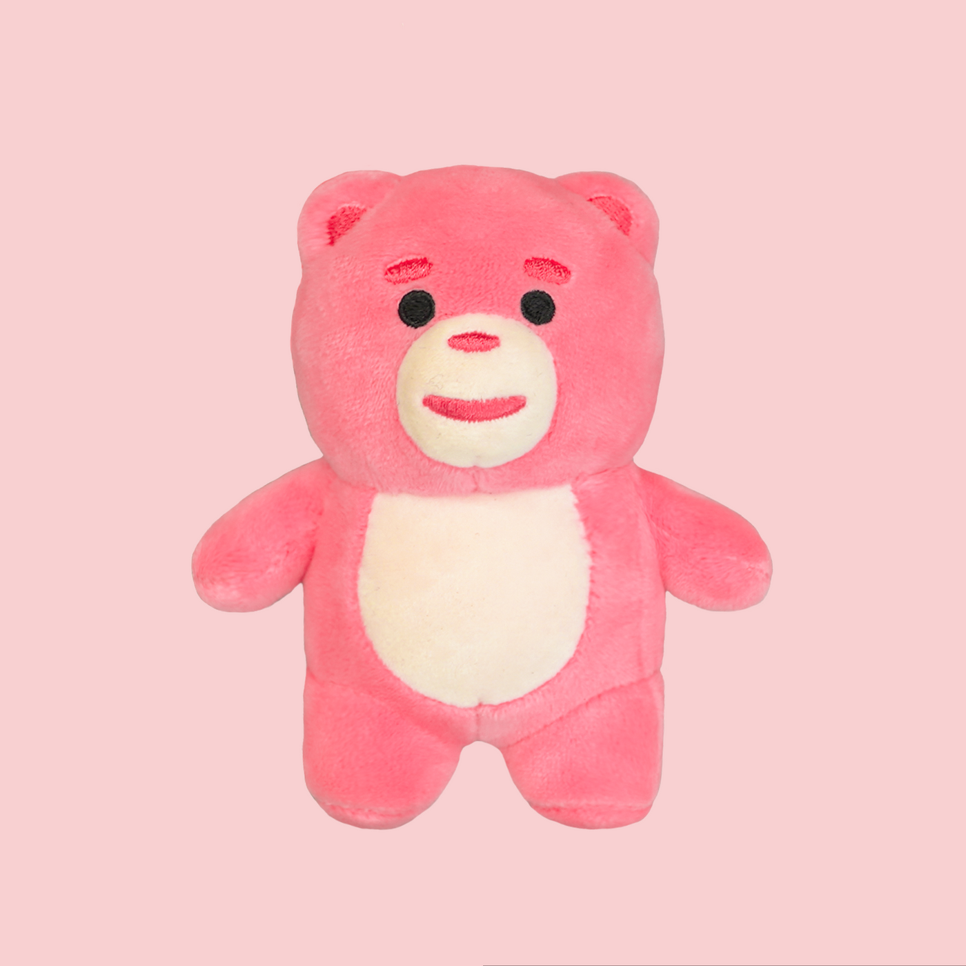 Bellygom Plush Official Doll Key Chain 5" Korean Youtube Pink Bear Toy