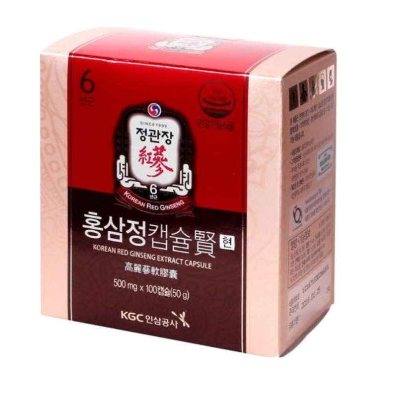 KGC CheongKwanJang Hong Sam Jeong Hyeon Red Ginseng Capsules [500mg x 60ct]