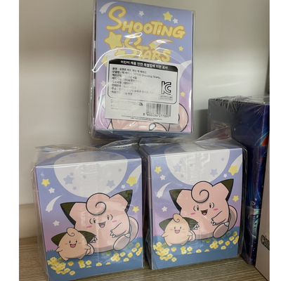 Pokemon TCG Card Deckcase "Clefairy" With Shooting Stars Korean Limited Edition