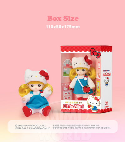 (New character!) Sanrio Characters x Little Mimi 6 Styles Figure Doll Korean Toy