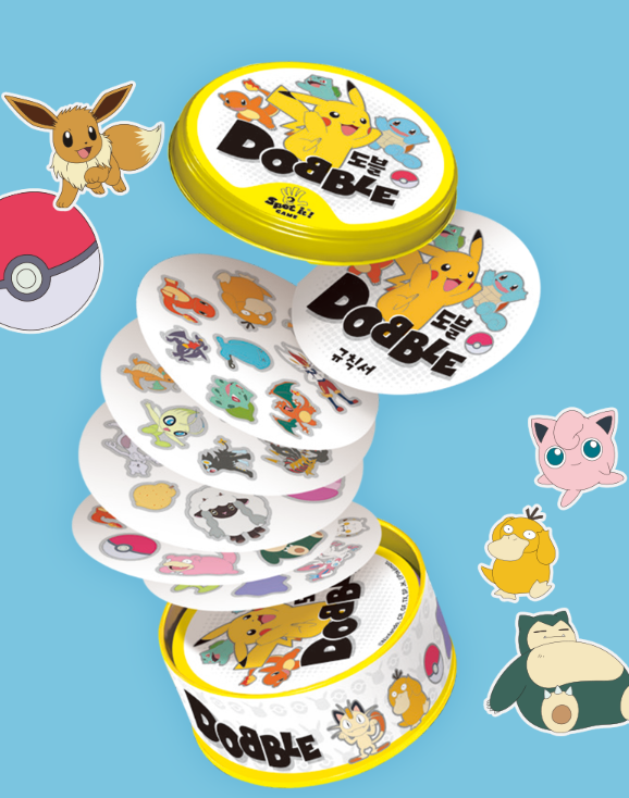 pokemon dobble card game Edition Spot It Korean Board État:Livestream Spider-Man No matter which two FINAL FANTASY Card Sleeve