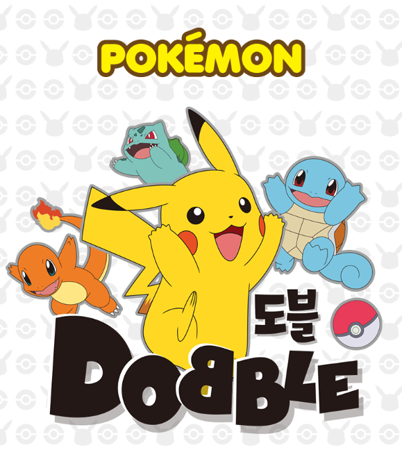 Dobble Pokemon Edition Spot It Card Korean Board Game