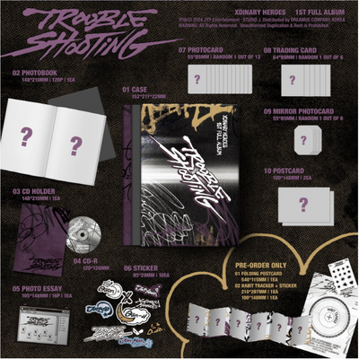 Xdinary Heroes 1st Full Album Troubleshooting  BLACK/WHITE version