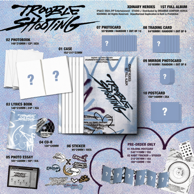 Xdinary Heroes 1st Full Album Troubleshooting  BLACK/WHITE version