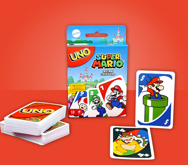 UNO Super Mario Card Game – Mario & Friends Official Edition