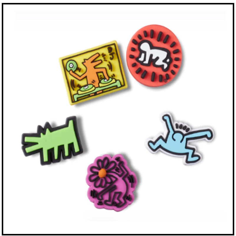 CROCS KEITH HARING 1 Set (5 Jibbitz) Jibbitz™ Charms 10012735