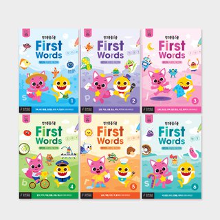 Pinkfong Sound Workbook English Words 6-Book Set