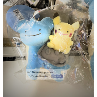 Pokemon Lapras Pikachu Plush Doll Key chain-Korean Exclusive