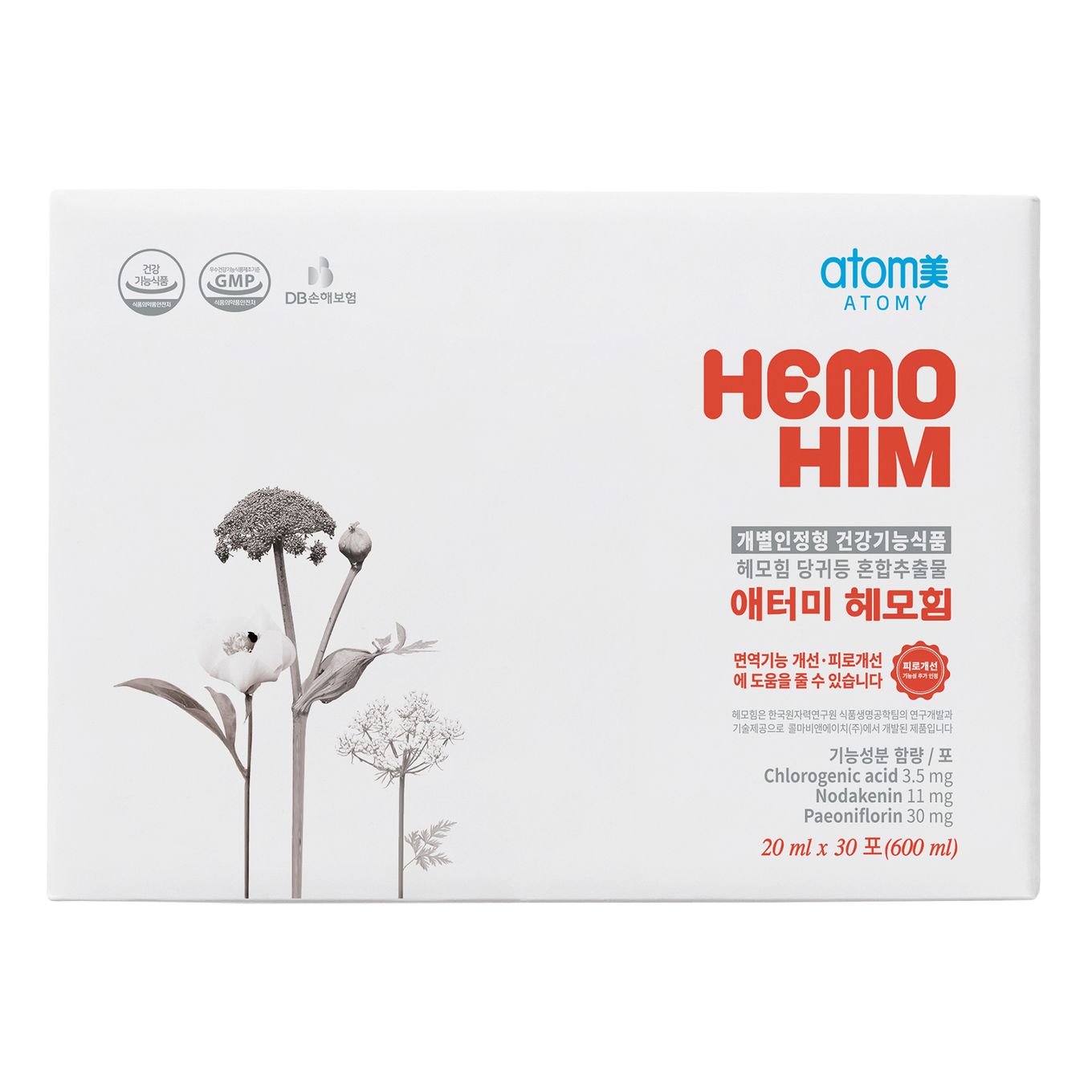 Atomy HemoHIM Small (30 Packs, 15-Day Supply) – Immune Support Supplement