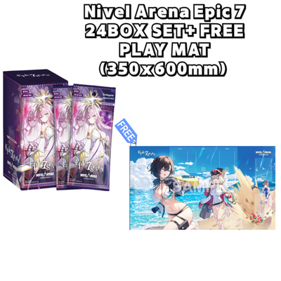 Nikke Goddess of Victory Nivel Arena Epic 7 Booster Box  24BOX SET+FREE PLAY MAT