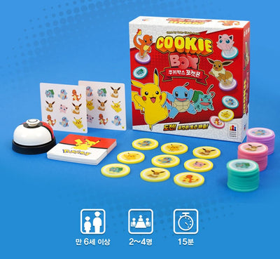Cookie Box Pokemon Board Game Korean 2023 New