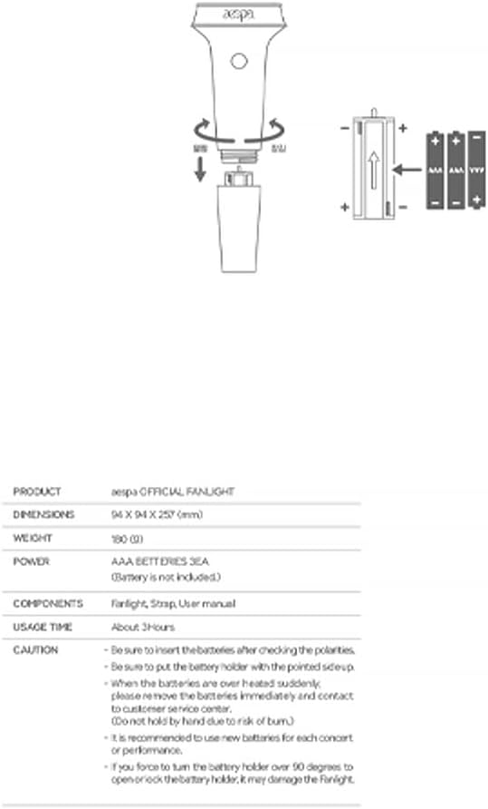 aespa Official Goods Light Stick