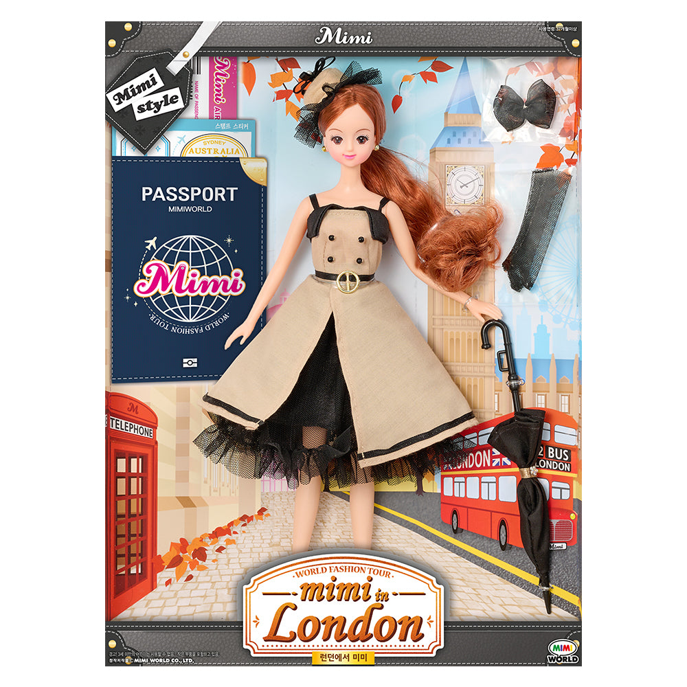 Mimi World 'World Fashion Tour Mimi in London' Korean Doll Toy