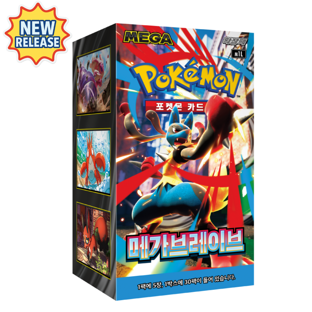 Pokemon Card Scarlet&Violet Expansion Pack Mega Brave Booster box M1L Korean