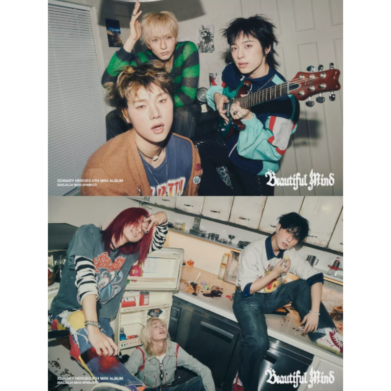 XDINARY HEROES [BEAUTIFUL MIND] 6th Mini Album RAW / FALLEN Ver.  K-POP SEALED