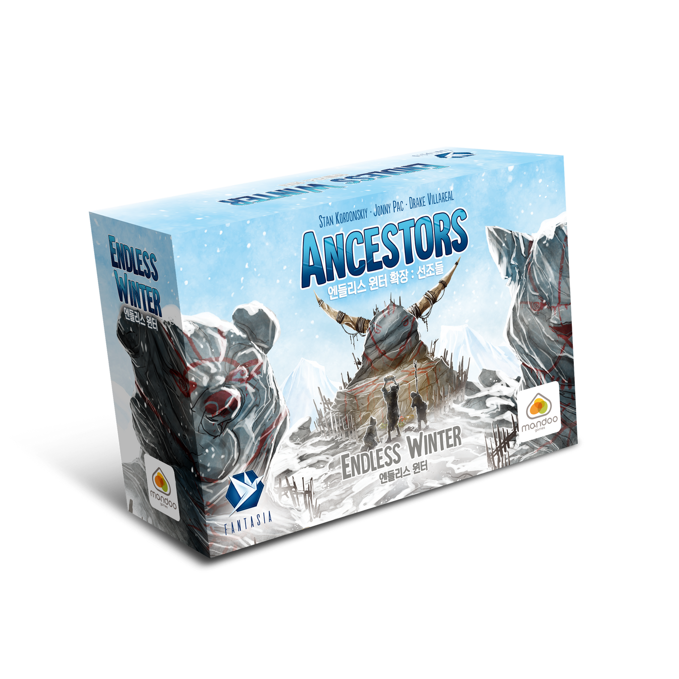 'Endless Winter' Paleoamericans Game Kickstarter Package (4boxes) | Prehistoric Territory Building Strategy Board Game