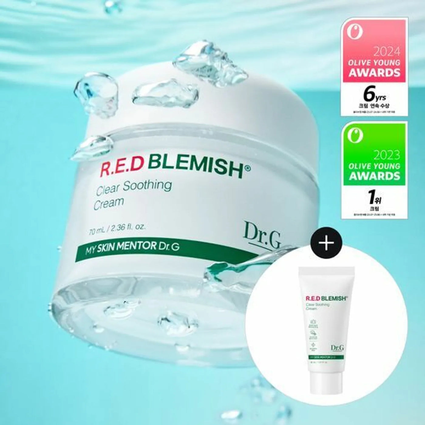 Dr.G Red Blemish Clear Soothing Cream Special Set (70mL+30mL)