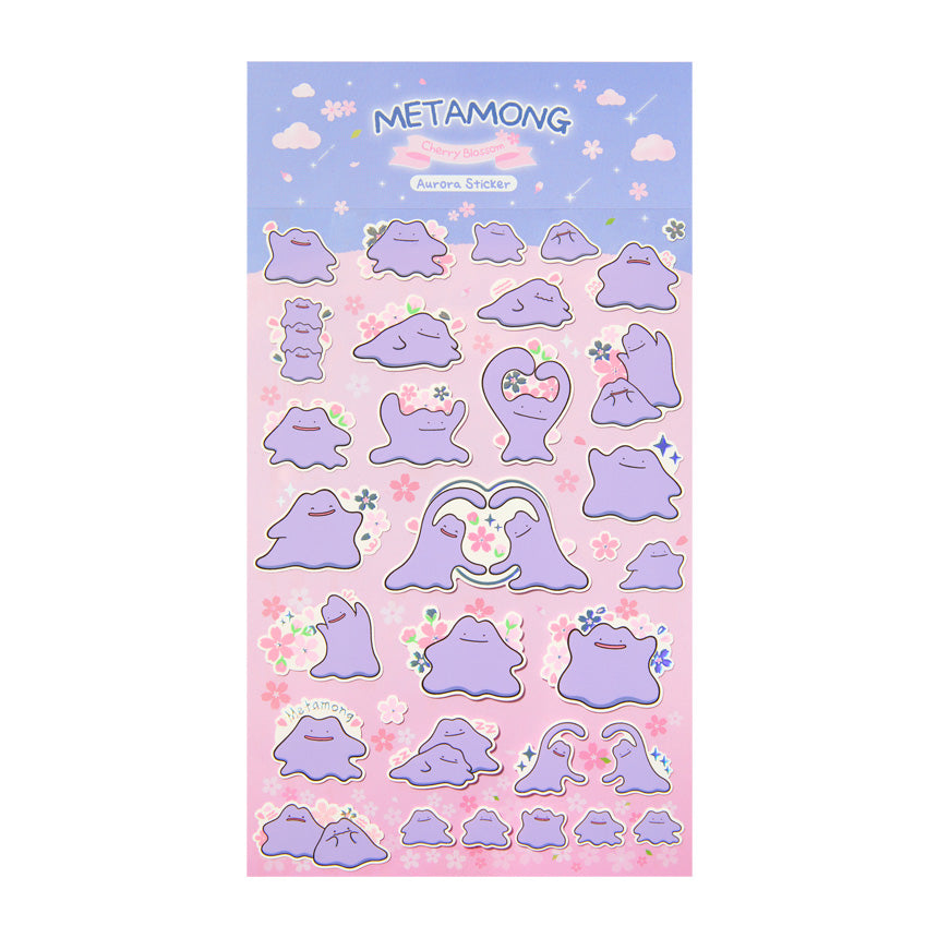 Pokemon Store METAMONG Cherry Blossom Aurora Sticker