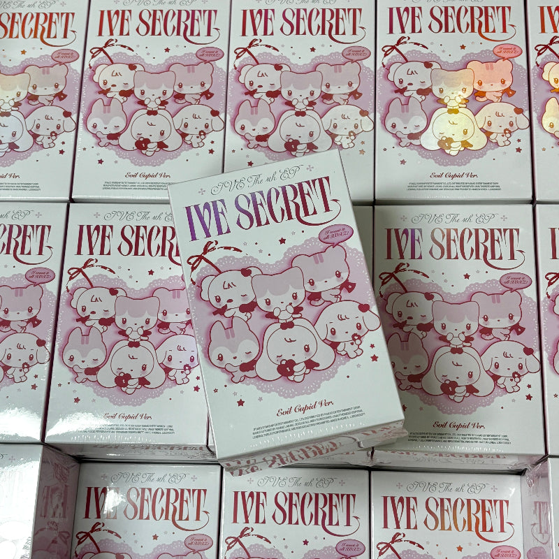 [IVE SECRET] 4th EP Album EVIL CUPID Ver/NFC Charm+Key Ring+2 Card+etc+GIFT