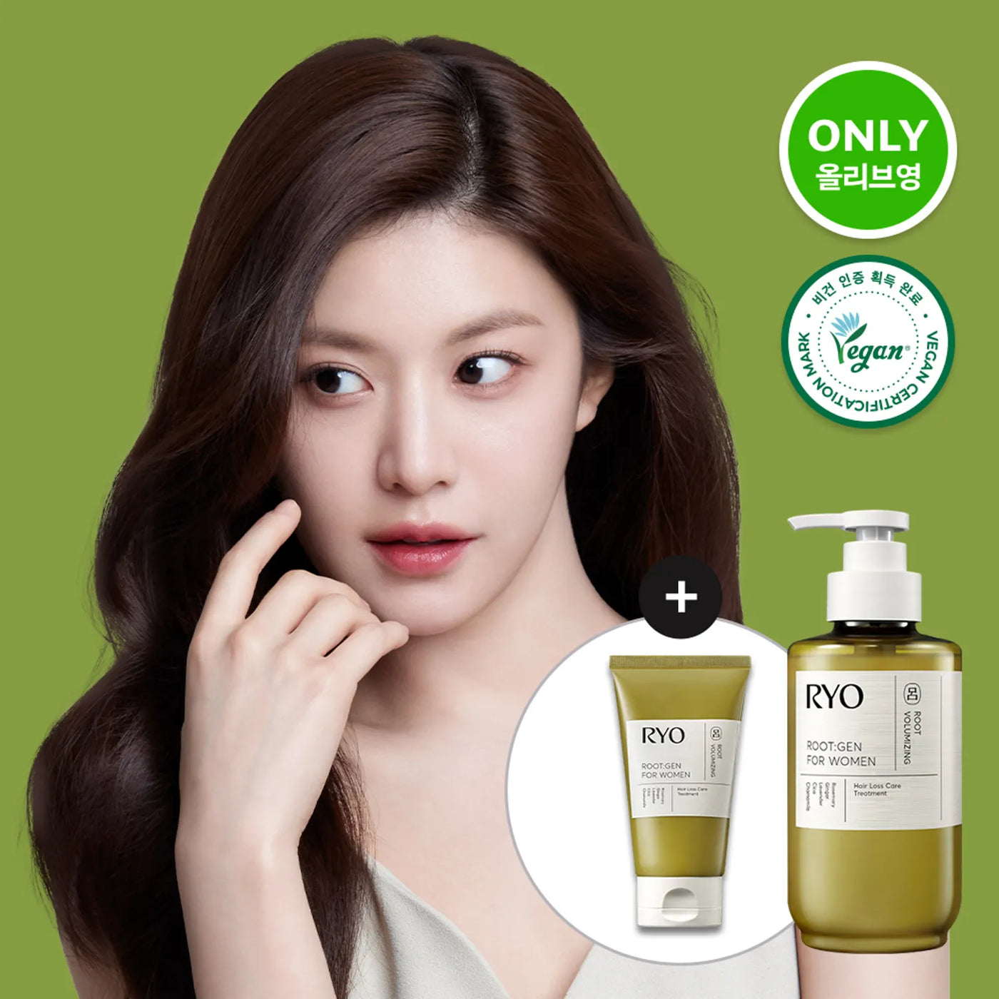 Ryo Root:Gen Hair Loss Care Treatment 353ml Special Set (+100mL)