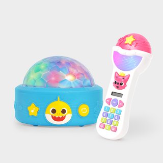 Pinkfong Popular Songs Microphone + Sound Mirror Ball (Korean)