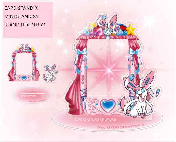 Pokemon Card Game Acrylic Card Stand NYMPHIA Korean ver