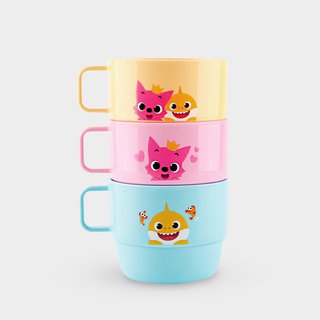 Pinkfong Handle Cup 3-Set