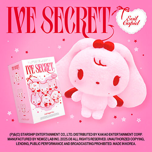 [IVE SECRET] 4th EP Album EVIL CUPID Ver/NFC Charm+Key Ring+2 Card+etc+GIFT