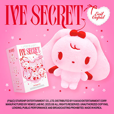 [IVE SECRET] 4th EP Album EVIL CUPID Ver/NFC Charm+Key Ring+2 Card+etc+GIFT