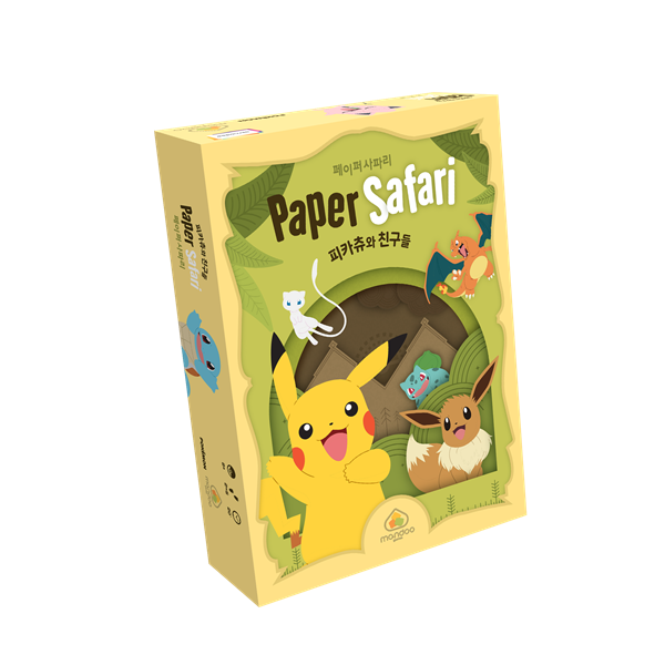 Pokemon Paper Safari Pikachu and Friends Board Card Game Korean