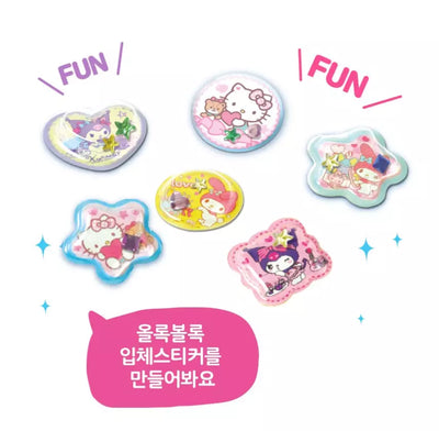 Bling Bling Sanrio Characters 3D Sticker Maker Hello Kitty, My Melody, Kuromi