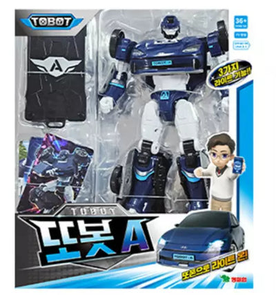 Tobot A Transformer Robot Hyundai Ioniq 6 LED Light Action Figure 2024 New