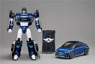 Tobot A Transformer Robot Hyundai Ioniq 6 LED Light Action Figure 2024 New