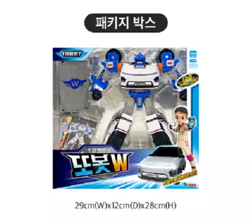 2024 New Tobot W Transformer Robot Hyundai KONA Electric LED Light Action Figure