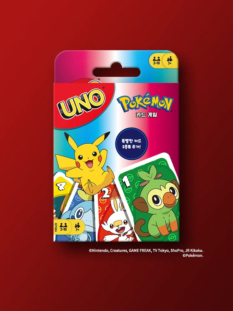 UNO Pokémon Card Board Game – Pikachu and Friends Edition