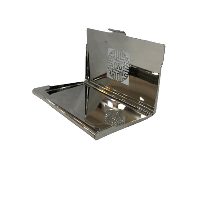 Mother of Pearl Business Card Holder Silver