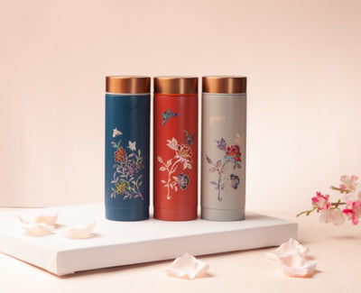 [Korean Mother of Pearl] Oriental Flower Tumbler(3 Color)