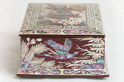Korean Traditional Korean Mother of Pearl Business Card Box Jewelry Box