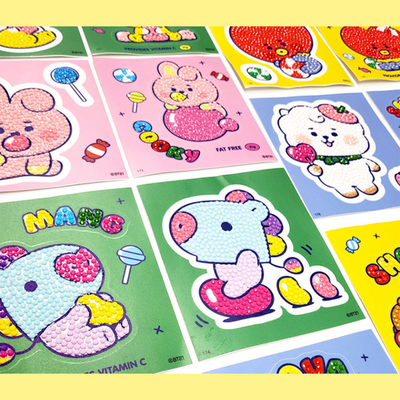 BT21 DIY Cubic Decostickers Jelly Series