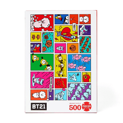 BTS BT21 Focus On Me Zigsaw Puzzle 500 Pieces