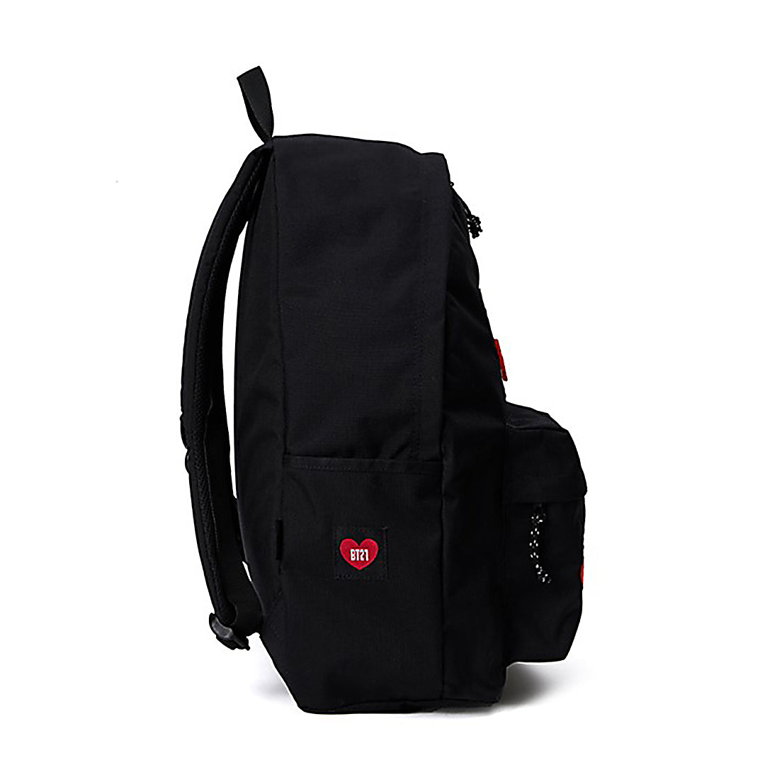 Good BT21 Heart Wappen Pocket Backpack