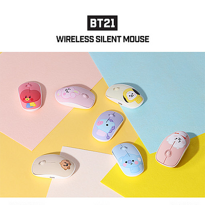 BT21 Linefriends Baby Wireless Silent Mouse