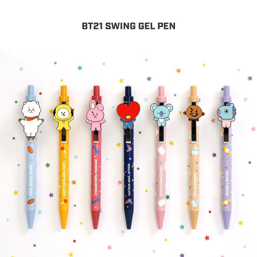 BT21 Monopoly Linefriends Swing Soft Gel Pen