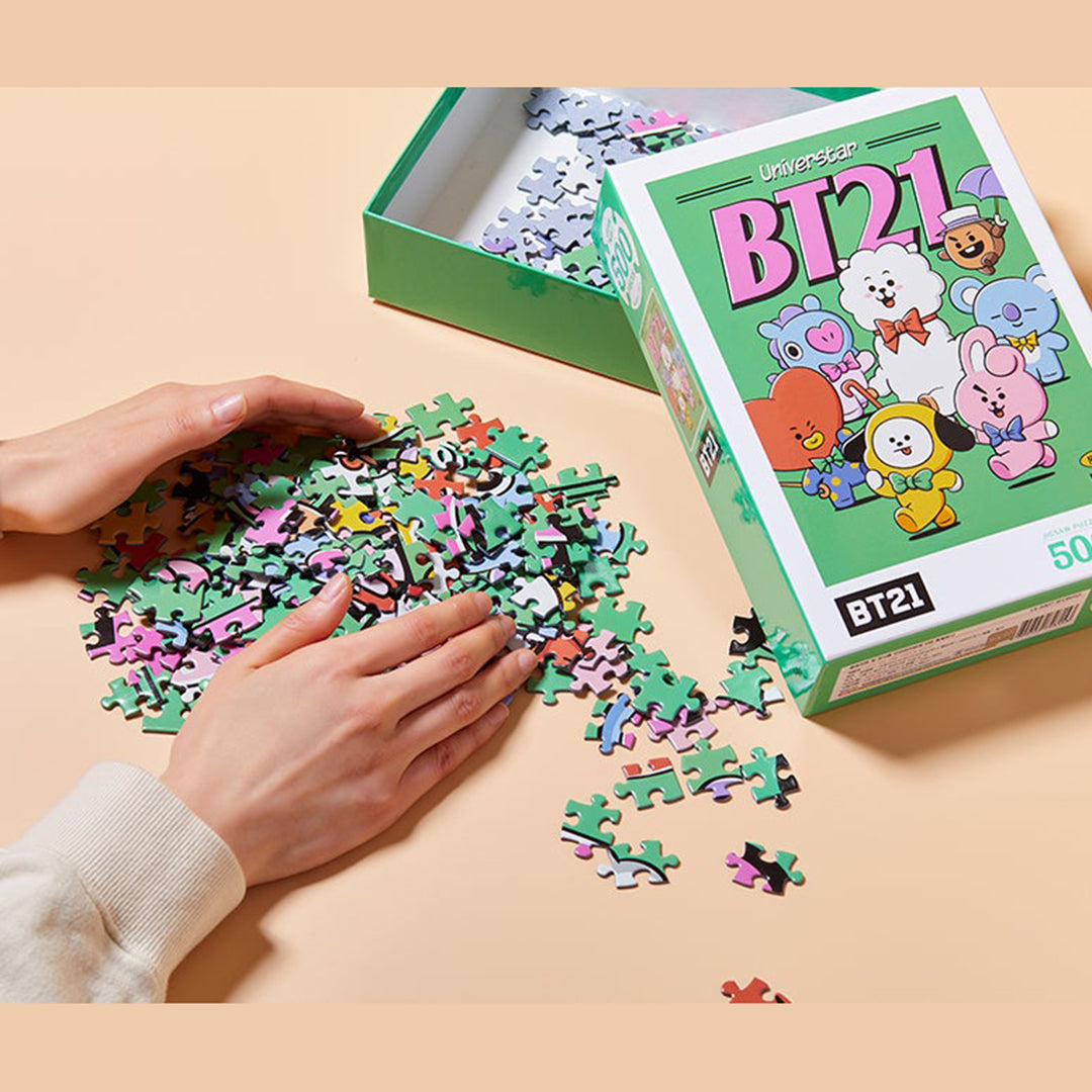 BTS BT21 Poster Zigsaw Puzzle 500 Pieces
