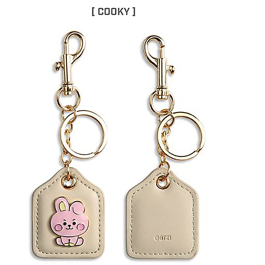 BT21 x Monopoly Baby Leather Metal Key Ring
